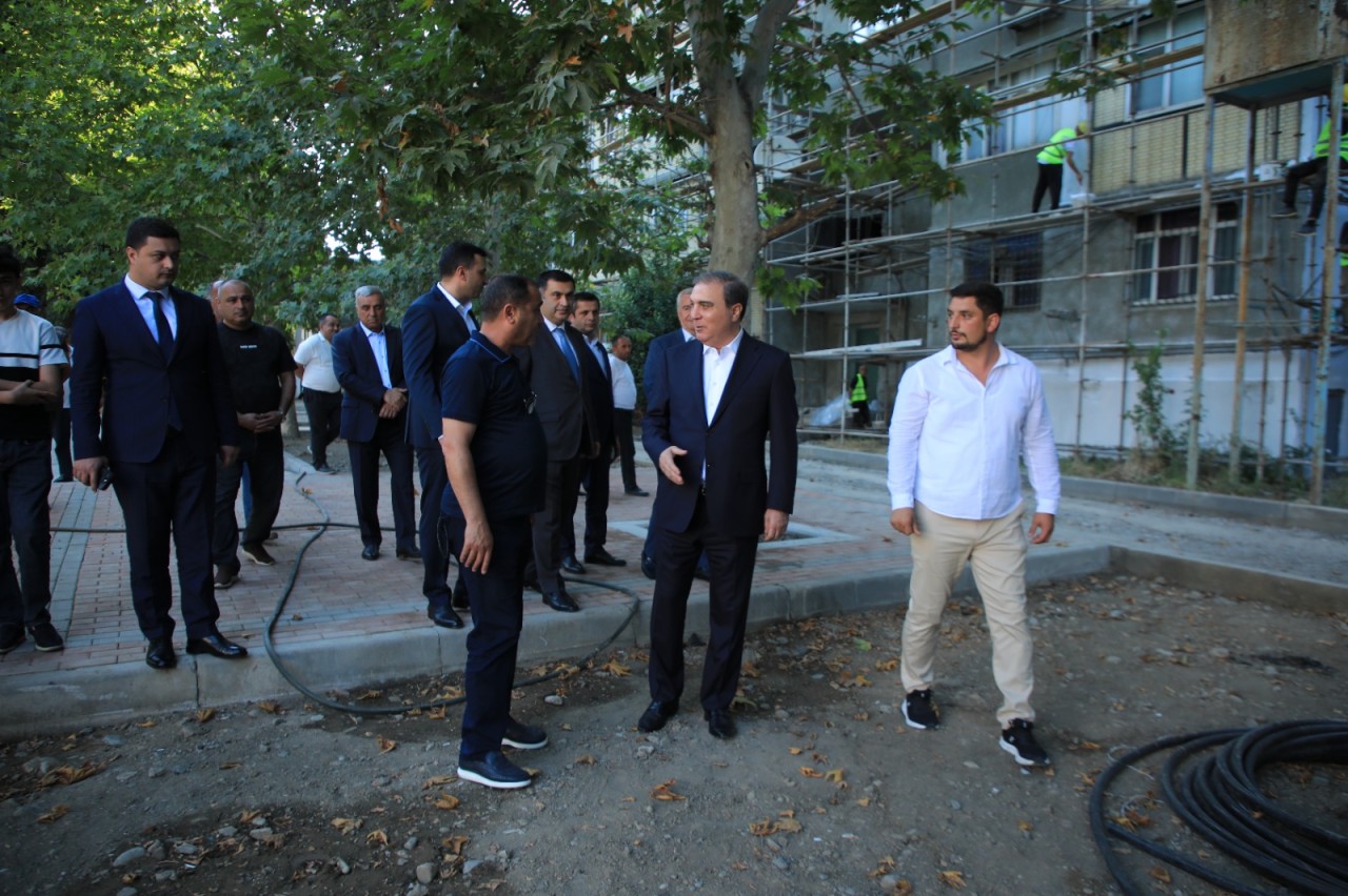 Niyazi Bayramov növbəti “ABAD məhəllə” ilə tanış oldu - FOTOLAR